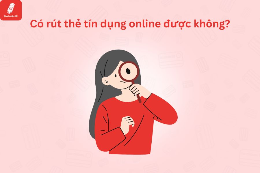 rút tiền the tín dụng online